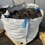 REKORD 500 kg Braunkohle Briketts – Hochwertige Premium